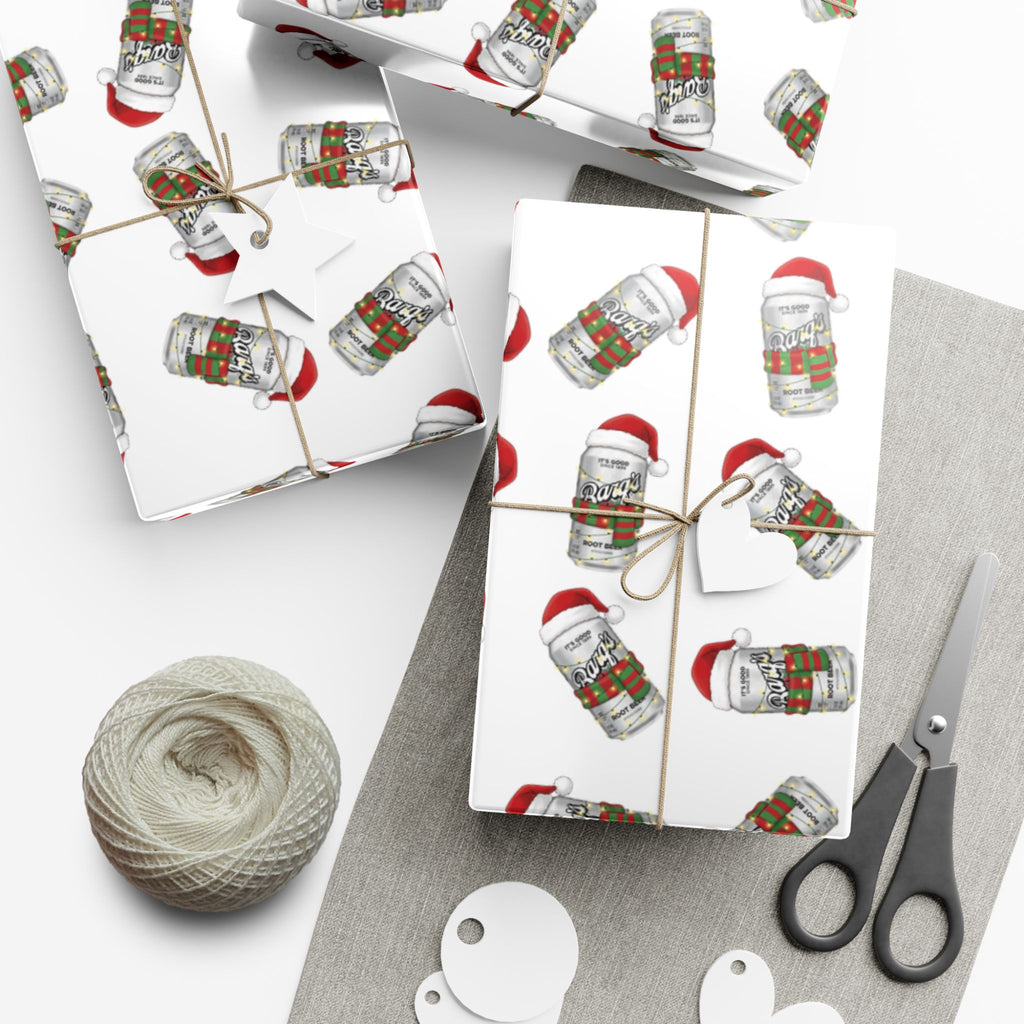 Gift Wrap Papers, Funny Barqs Rootbeer Theme, Wrapping Paper Roll for Parties, Birthdays, Gift Giving, Holiday Presents, Craft Projects