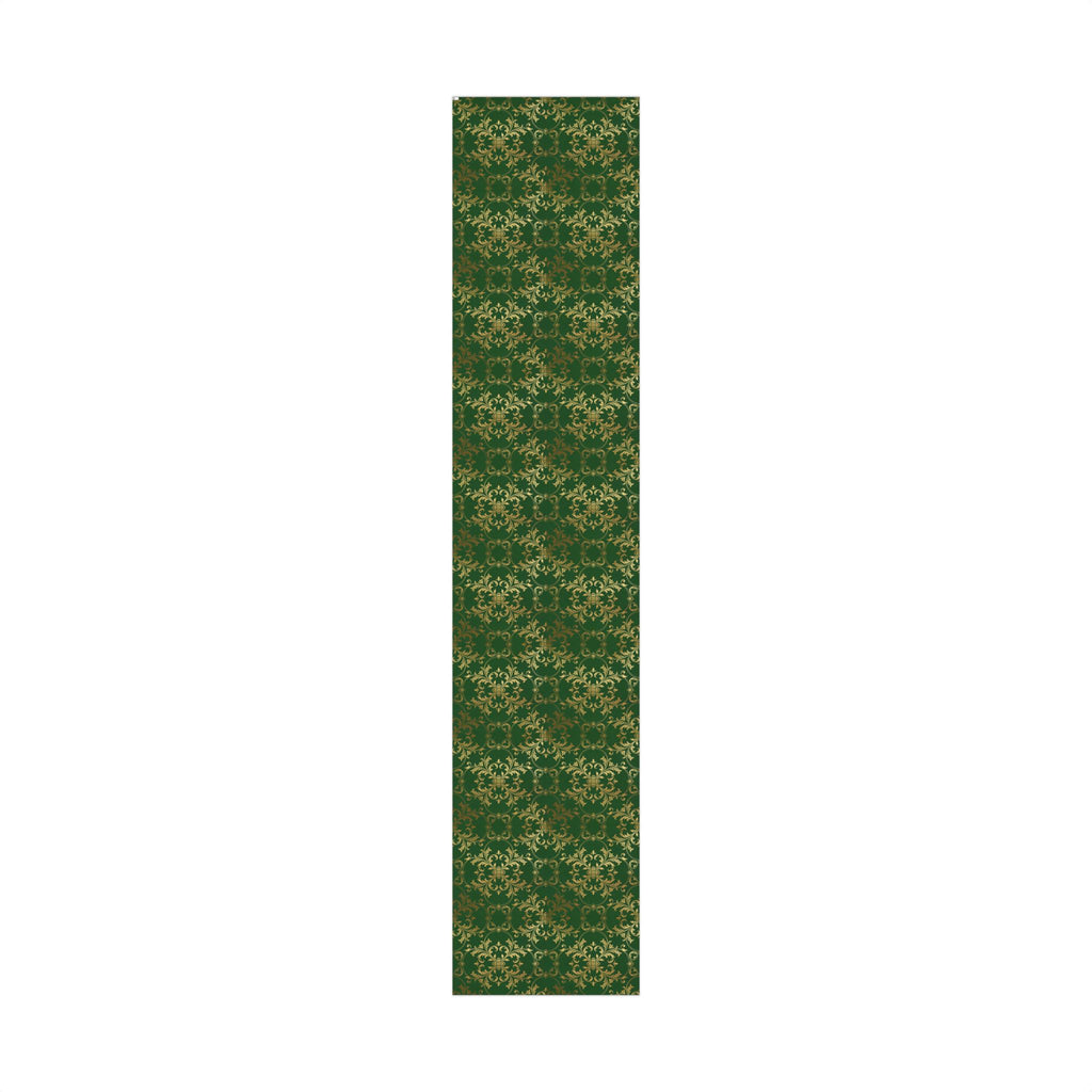 Middle-earth Elvish Luxury Gift Wrap Paper — Green LOTR-Inspired Wrapping