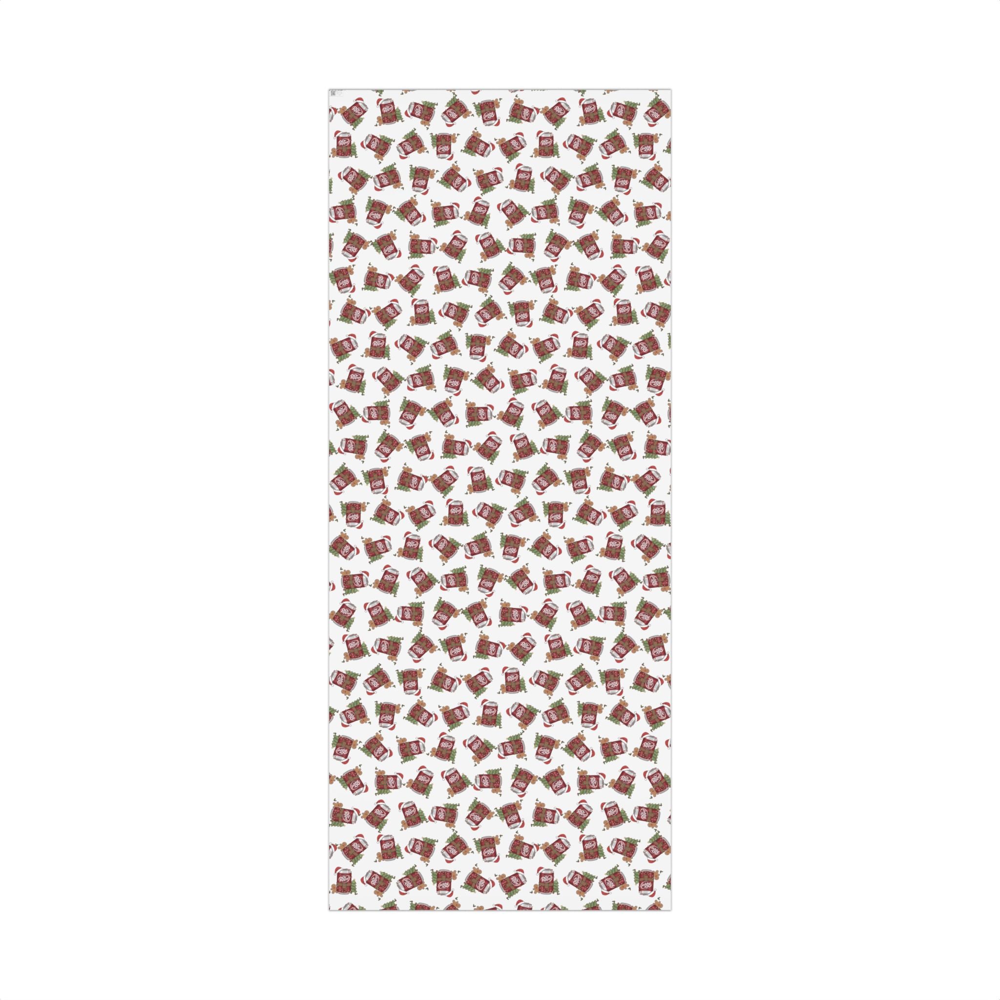 Wrapping Paper, Funny Dr Pepper Christmas Gift Wrap Papers, Holiday Gift Wrap, Unique Christmas Wrap, Christmas Present Soda Pop Texas