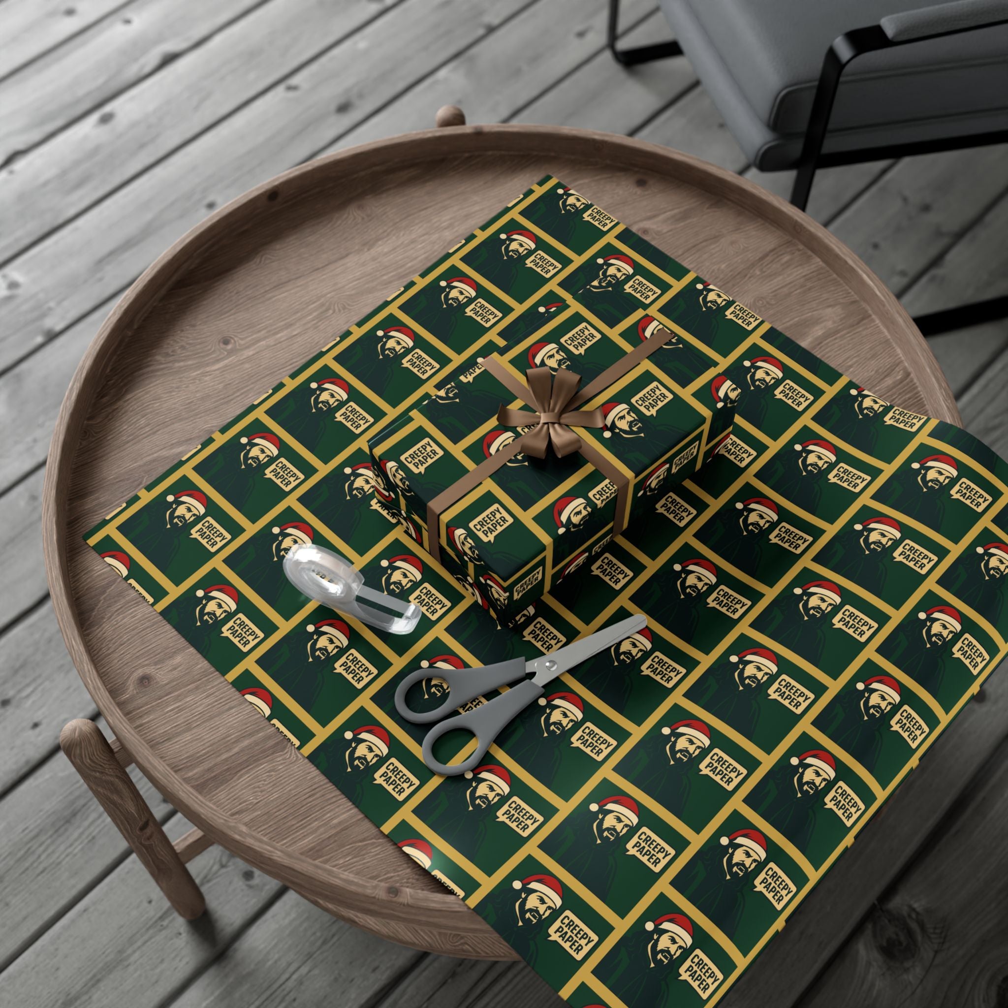 Premium Nandor Creepy Paper Christmas Quote, Gift Wrap Papers Shirt, Santa Hat Design, What We Do in the Shadows Funny Cute Show Fan Movie