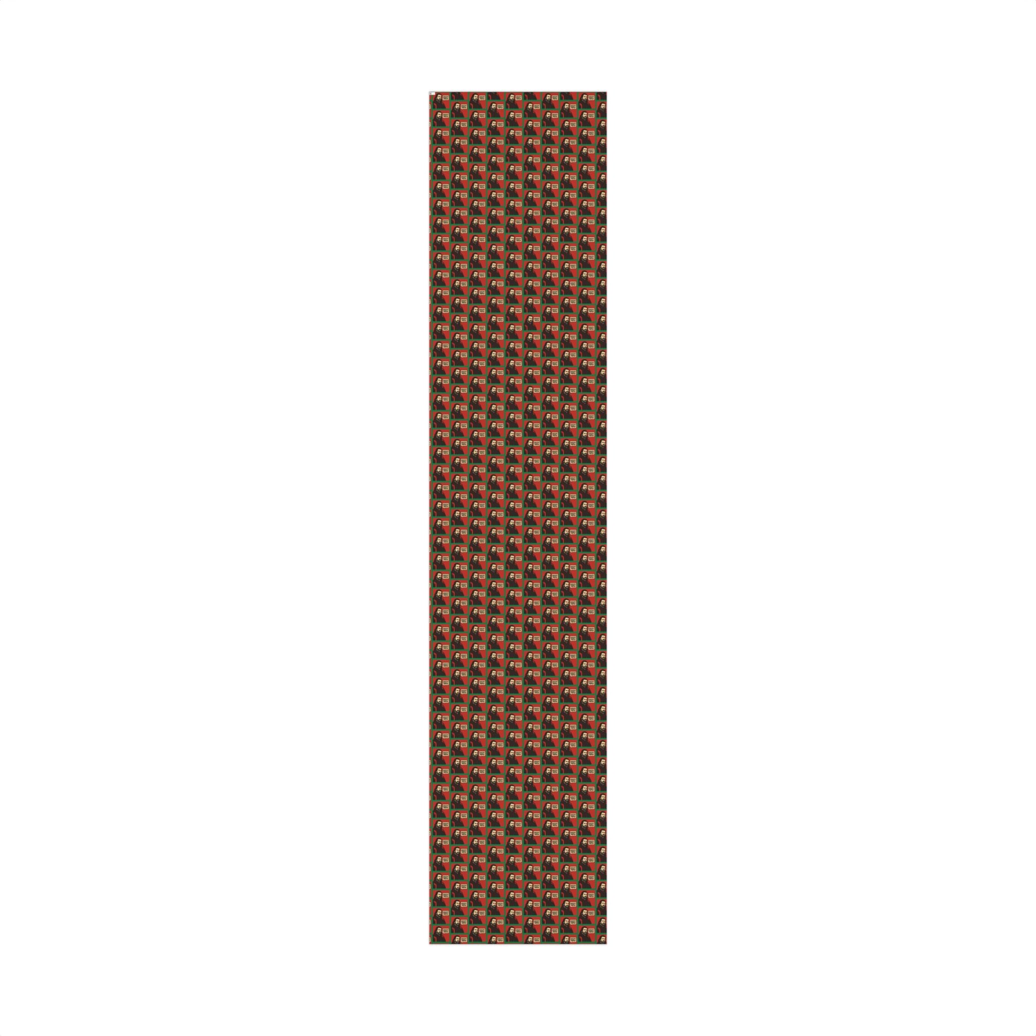 Red/Green - Creepy Paper Wrapping Paper, Nandor from What we do in the Shadows Show, Gift Wrap for Fans, Halloween Decor, Unique Gift Wrap