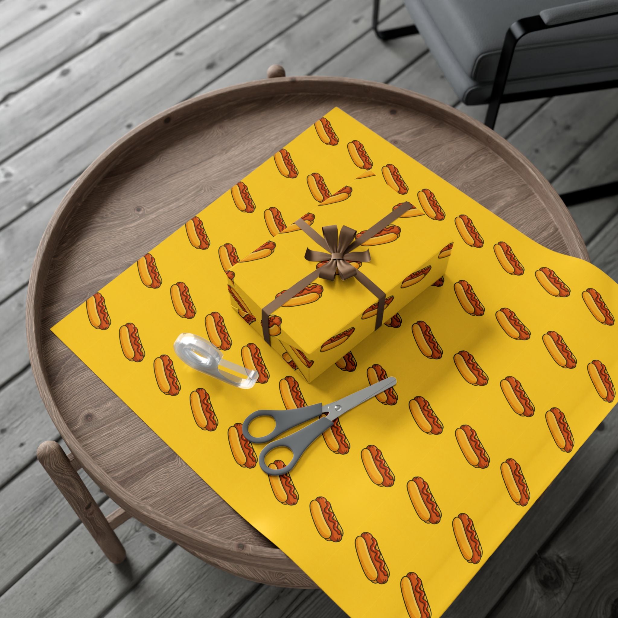 Wrapping Paper, Glizzy Funny Gag Gift Hot Dogs, Hot Dog Lover Birthday Gift, Gift Wrap Accessories, Gift Packaging Supplies, Party Supply