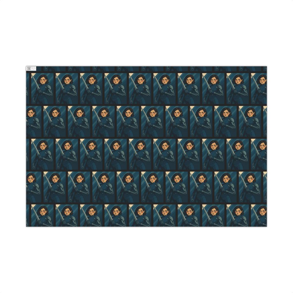 Alita the Battle Angel Gift Wrap Paper — Futuristic Cyberpunk Wrapping Sheets