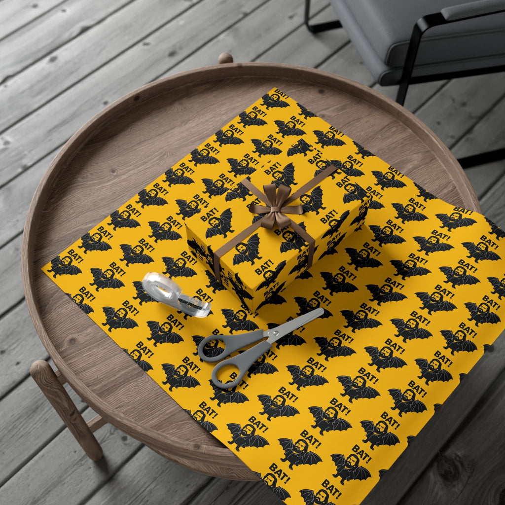 Wrapping Paper, Lazlo What We Do In The Shadows Quote BAT! Gift Wrap Papers, Funny Gift Wrap, Halloween Wrapping Paper, Pop Culture Gift