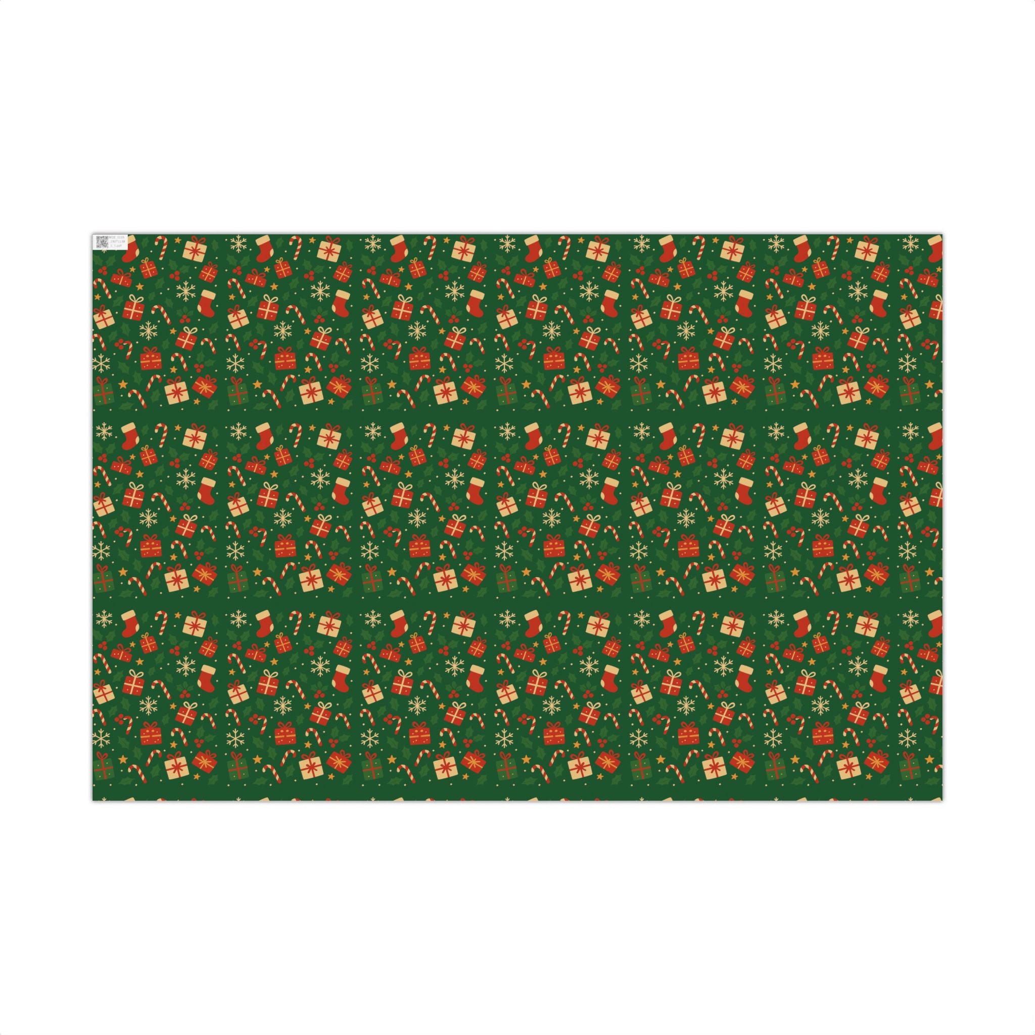 Christmas Gift Wrap Papers, Premium Cute Emblem Holiday Design, Wrapping Sheets, Xmas Packaging, Festive Gift Giving Supplies