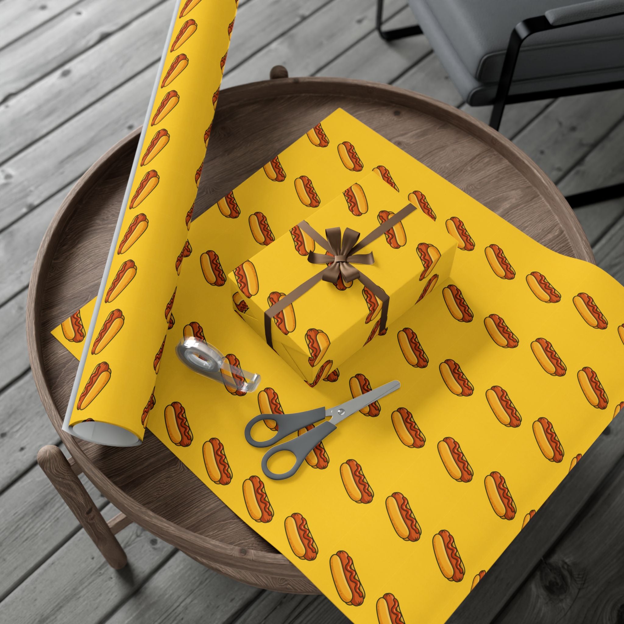 Wrapping Paper, Glizzy Funny Gag Gift Hot Dogs, Hot Dog Lover Birthday Gift, Gift Wrap Accessories, Gift Packaging Supplies, Party Supply