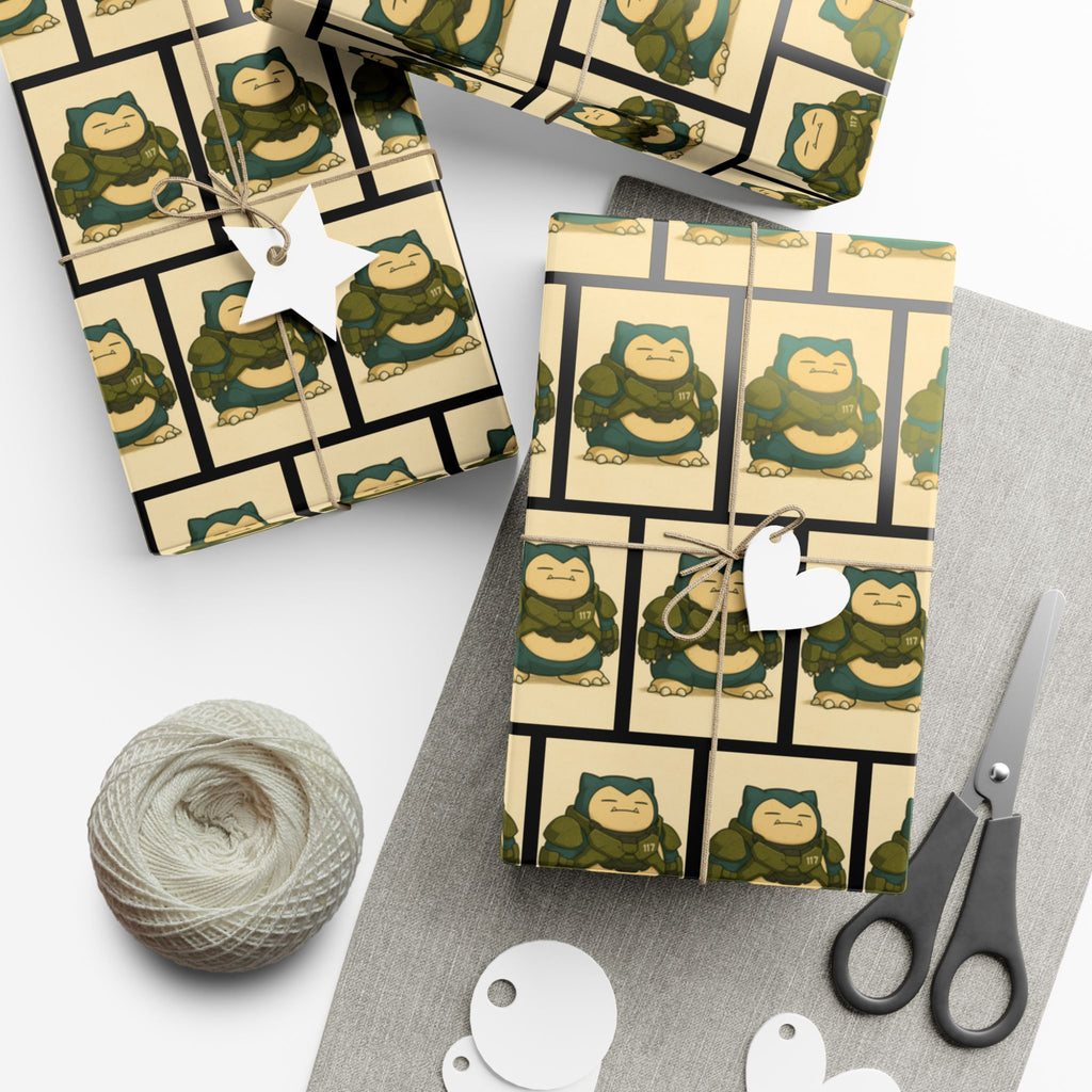 Funny Halo Fusion Wrapping Paper, Funny Big Master Chief Halo Fusion Combo, Halo Fan Merch, Video Game Clothing