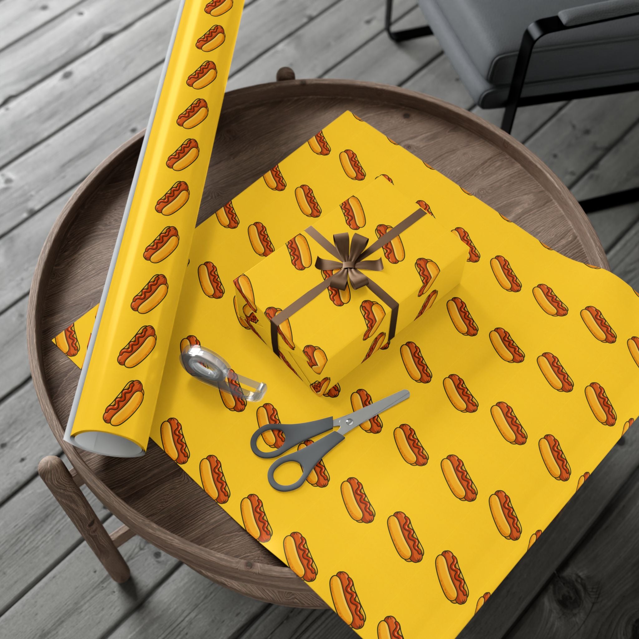 Wrapping Paper, Glizzy Funny Gag Gift Hot Dogs, Hot Dog Lover Birthday Gift, Gift Wrap Accessories, Gift Packaging Supplies, Party Supply