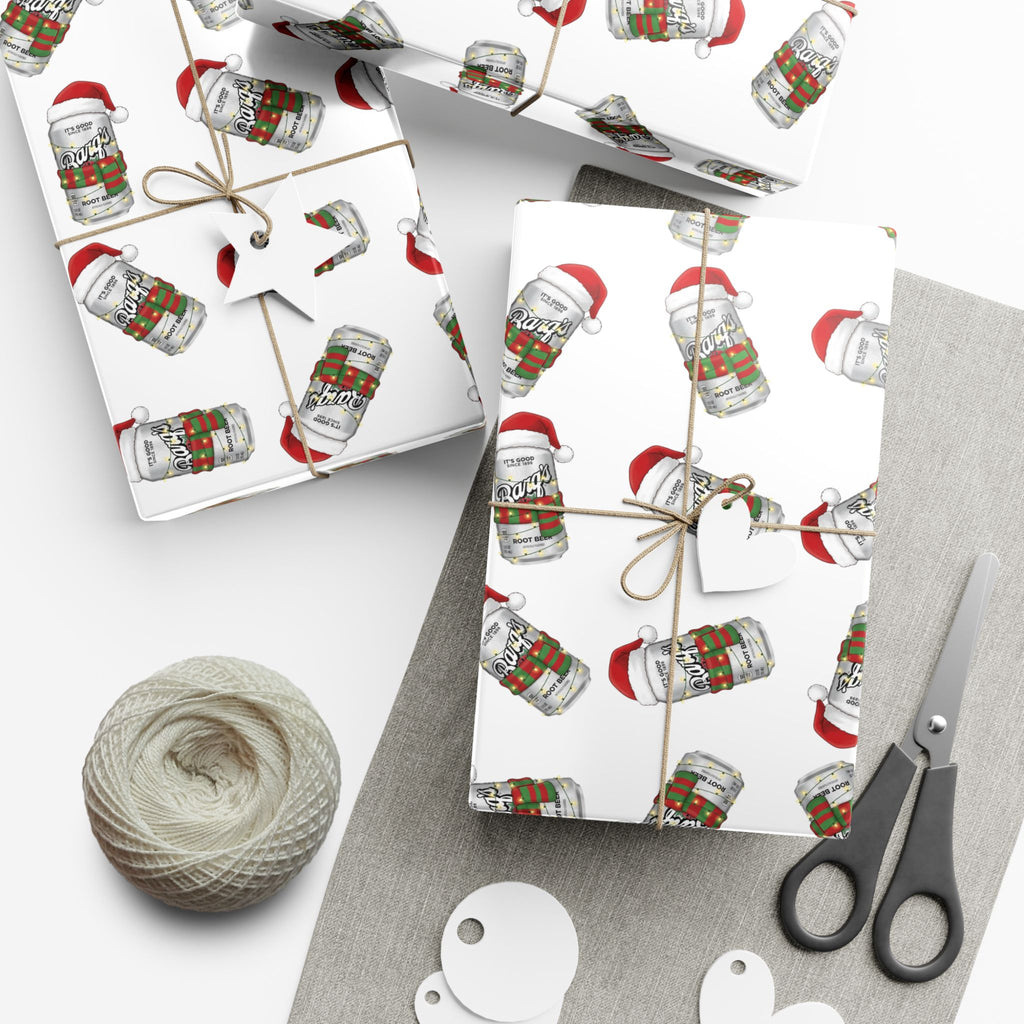 Gift Wrap Papers, Funny Barqs Rootbeer Theme, Wrapping Paper Roll for Parties, Birthdays, Gift Giving, Holiday Presents, Craft Projects