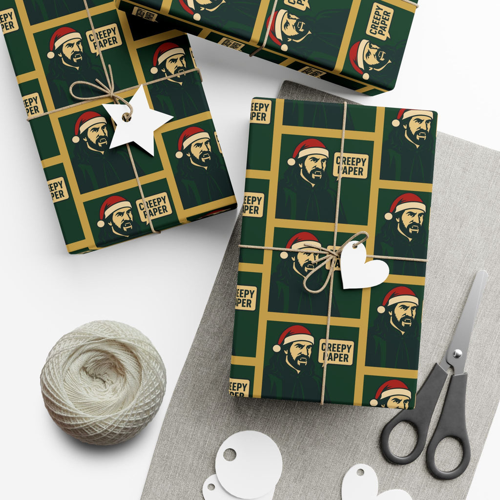 Premium Nandor Creepy Paper Christmas Quote, Gift Wrap Papers Shirt, Santa Hat Design, What We Do in the Shadows Funny Cute Show Fan Movie