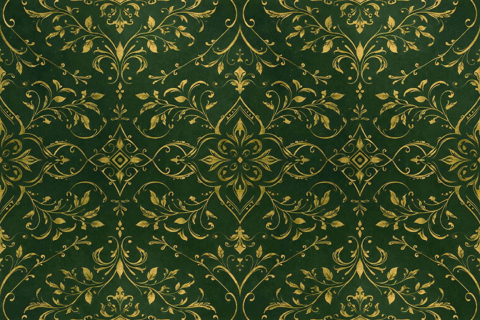 Middle-earth Elvish Luxury Gift Wrap Paper — Green LOTR-Inspired Wrapping