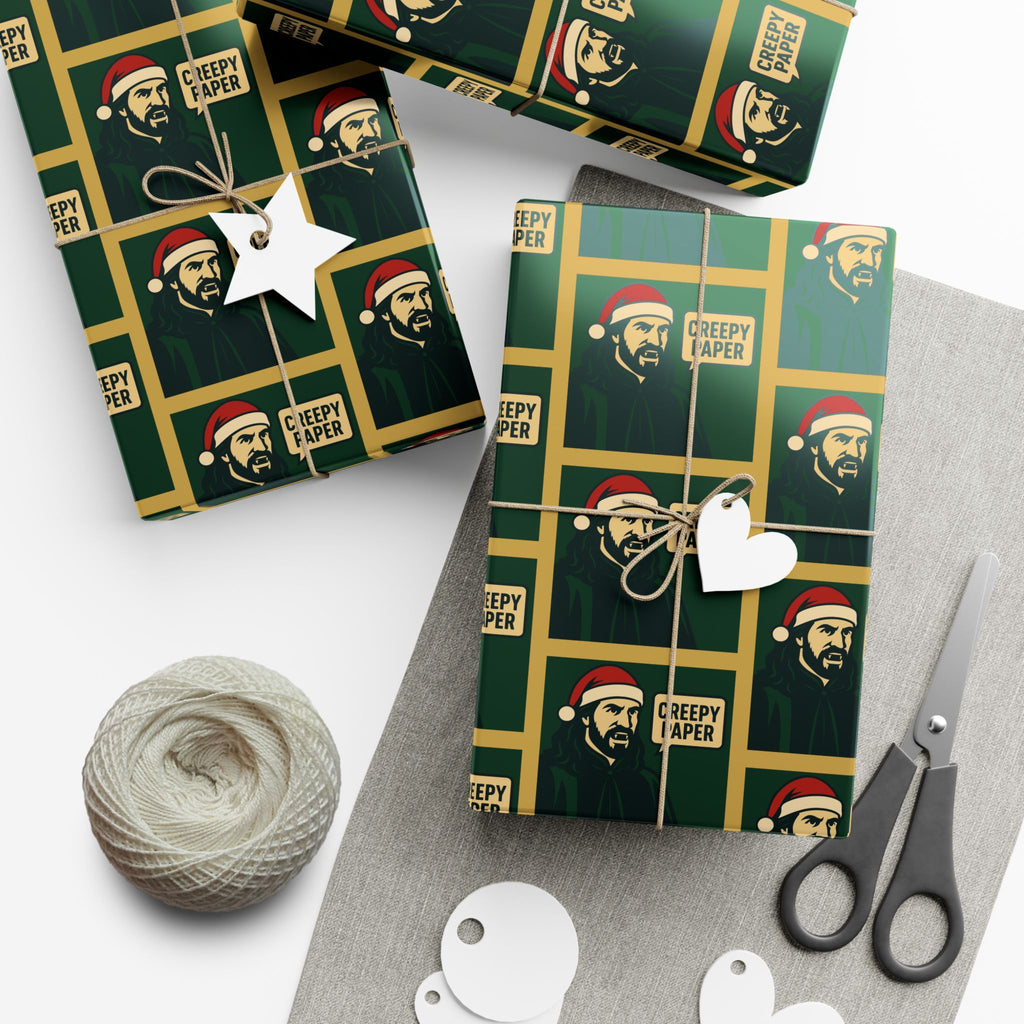 Premium Nandor Creepy Paper Christmas Quote, Gift Wrap Papers Shirt, Santa Hat Design, What We Do in the Shadows Funny Cute Show Fan Movie
