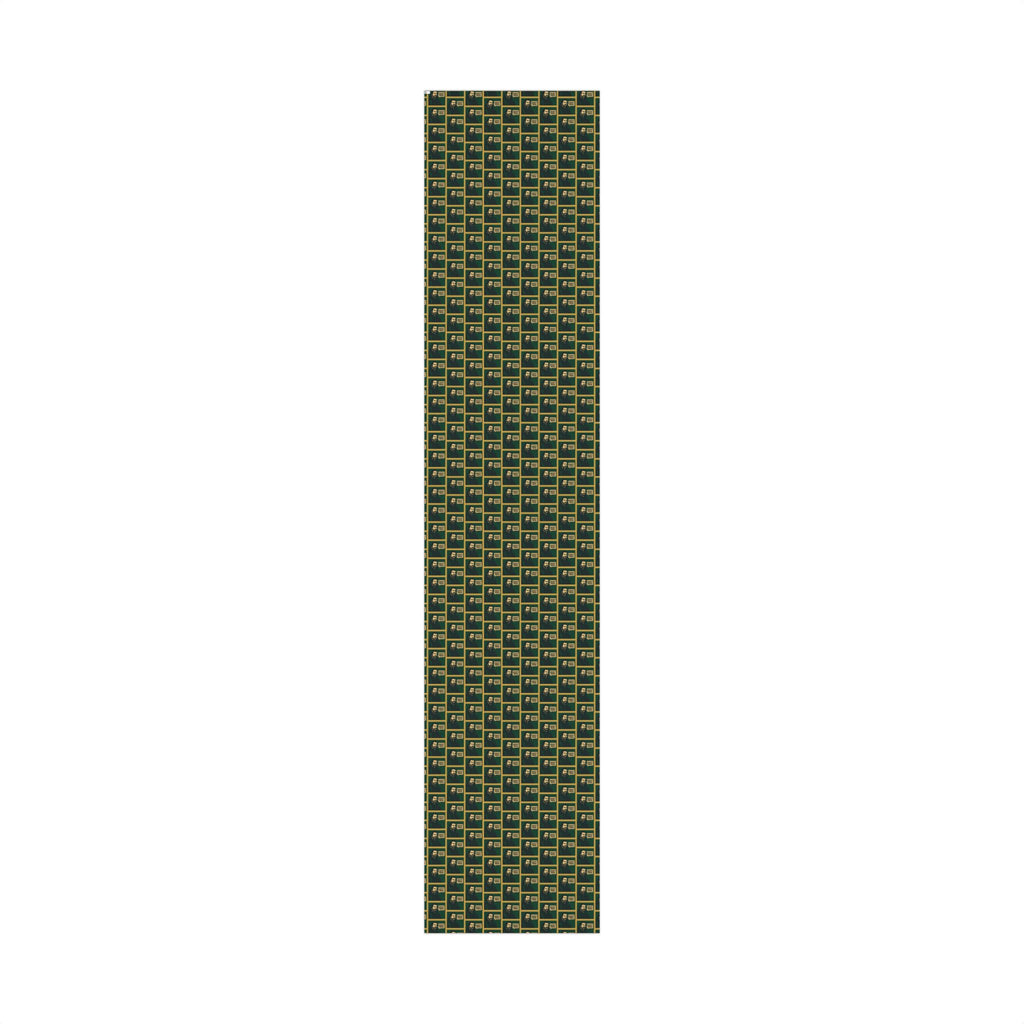 What We Do in the Shadows Nandor Gift Wrap Paper — Green & Gold Vampire-Themed Wrapping Paper