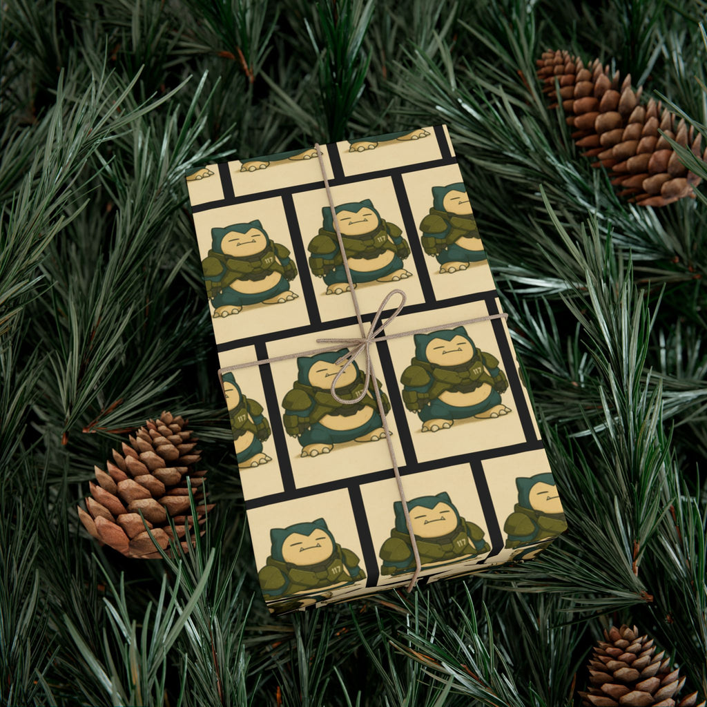 Funny Halo Fusion Wrapping Paper, Funny Big Master Chief Halo Fusion Combo, Halo Fan Merch, Video Game Clothing