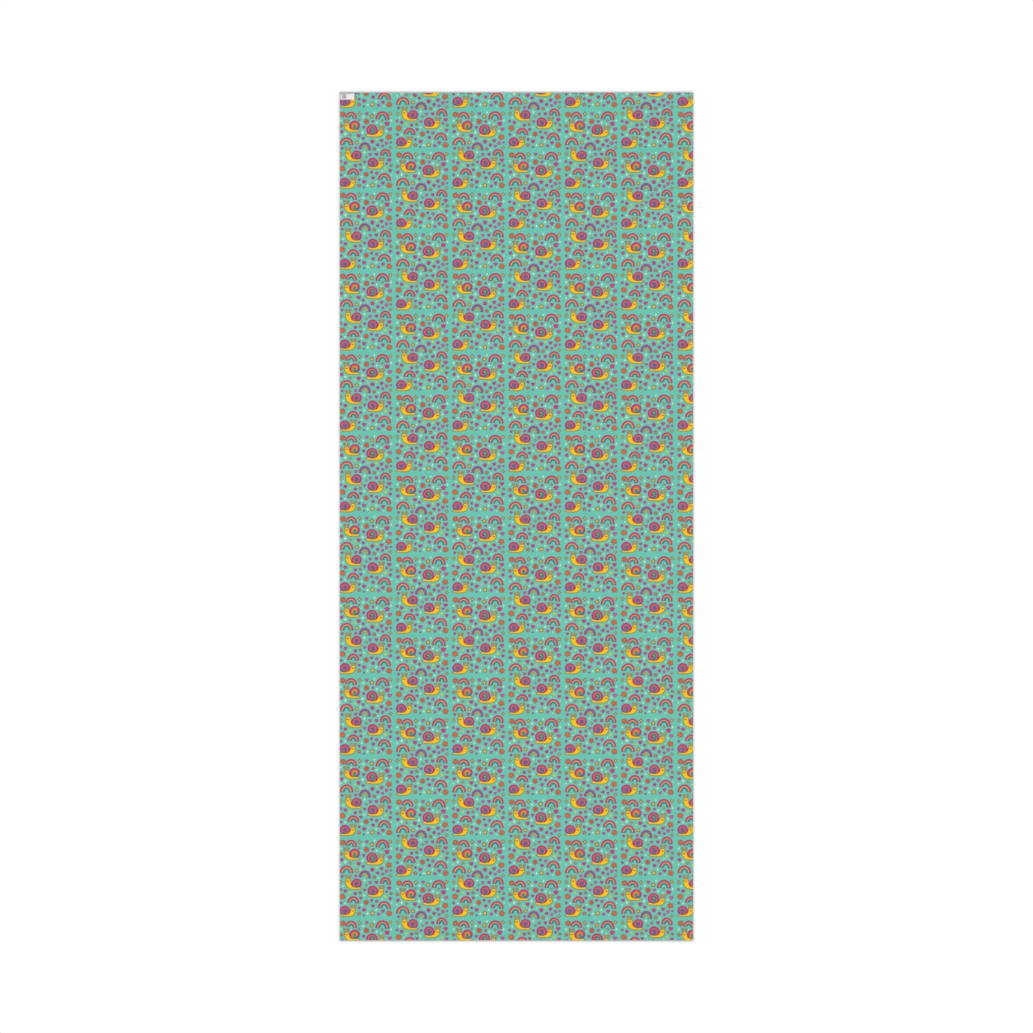 Gift Wrap Papers, Snail Rainbow Colorful Fun Pattern, Wrapping Paper Roll, Cute Gift Wrap, Birthday Gifts, DIY Craft Supplies, Party Decor