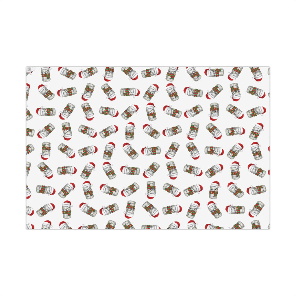 Barq's Inspired Root Beer Funny Christmas Gift Wrap Paper