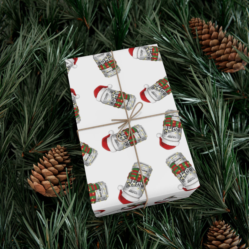 Gift Wrap Papers, Funny Barqs Rootbeer Theme, Wrapping Paper Roll for Parties, Birthdays, Gift Giving, Holiday Presents, Craft Projects