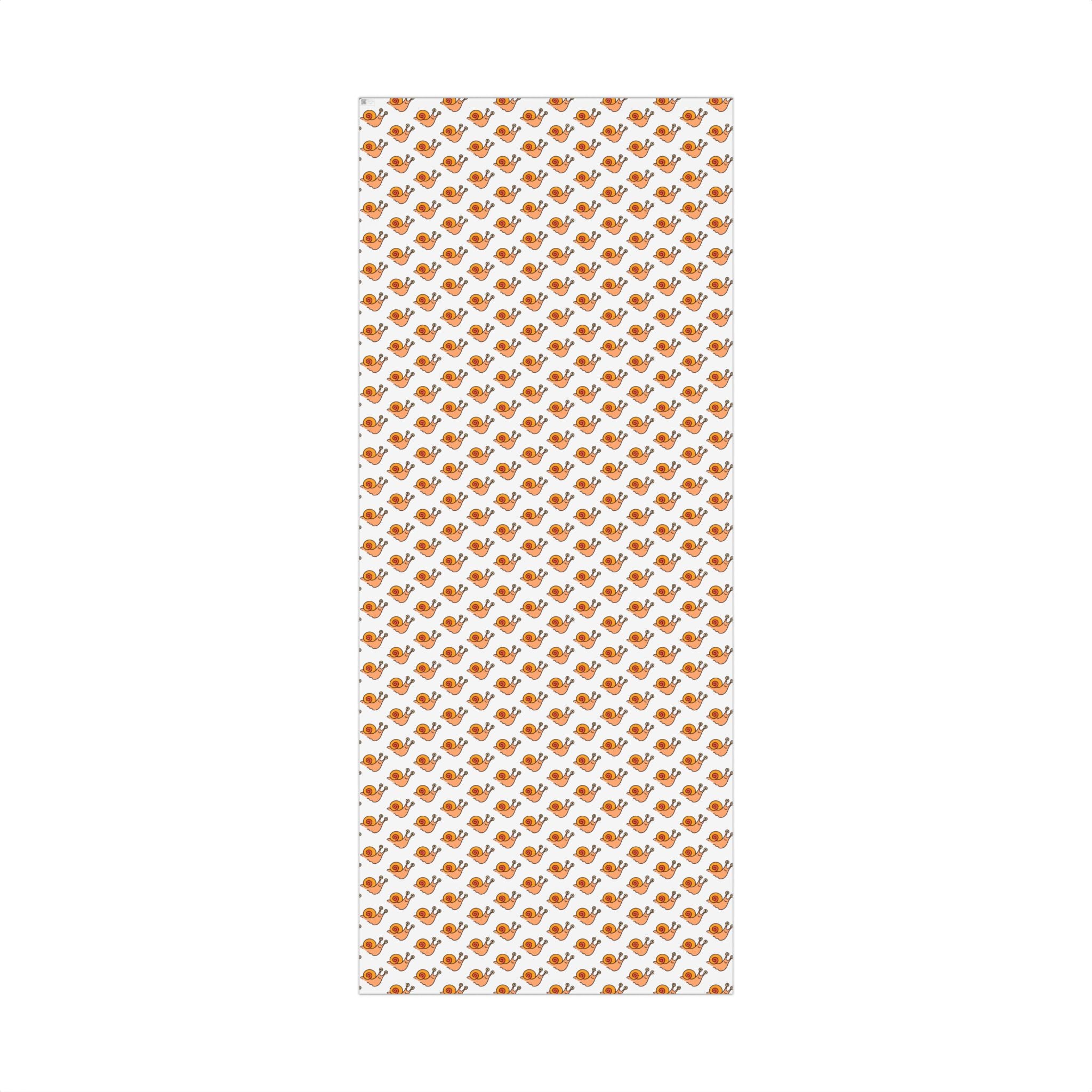 Cute Snail Gift Wrapping Paper, Roll with Cute Snail Design - Perfect for Nature Lovers, Kids' Birthdays, Holidays, Crafting, DIY Projects