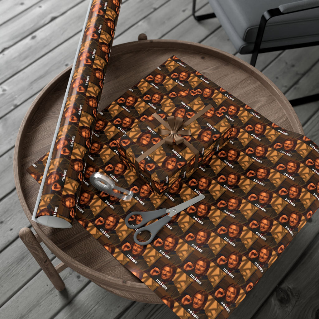 Gift Wrap Papers - Boromir's 'It is a gift' Quote from Lord of the Rings