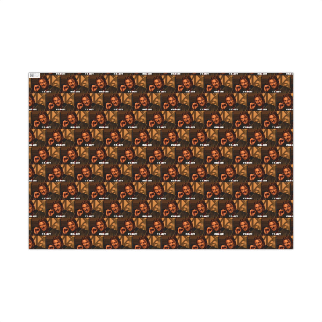 Gift Wrap Papers - Boromir's 'It is a gift' Quote from Lord of the Rings