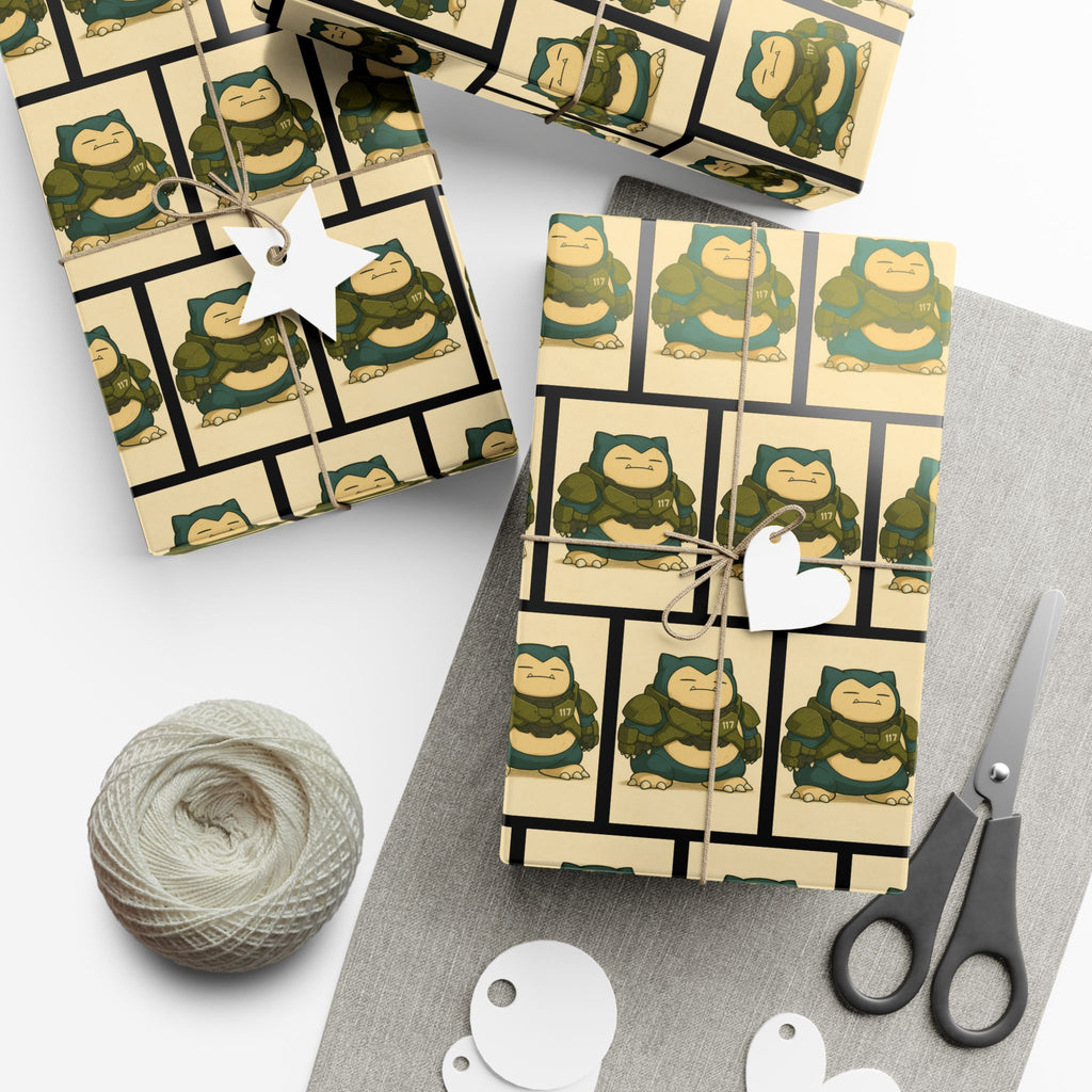 Funny Halo Fusion Wrapping Paper, Funny Big Master Chief Halo Fusion Combo, Halo Fan Merch, Video Game Clothing
