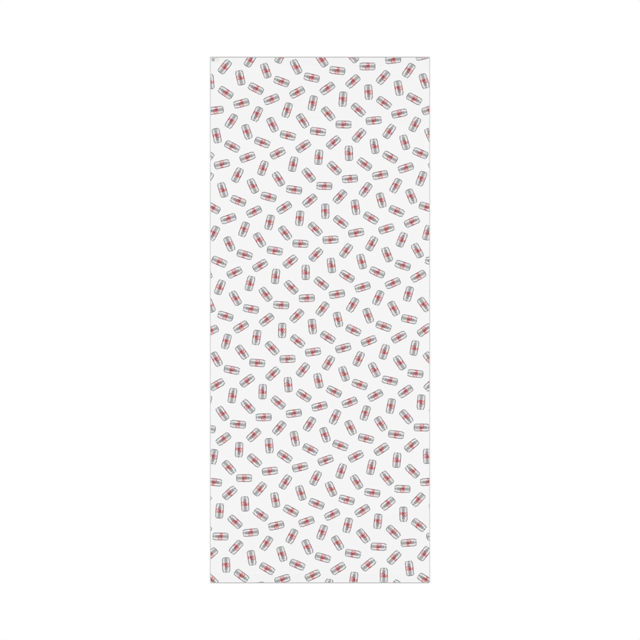 Wrapping Paper Sheets, Diet Coke Gift Wrap, Gift Wrap Roll, Funny Soda Cola, Pop Present Wrap Paper, Unique Gift Wrap