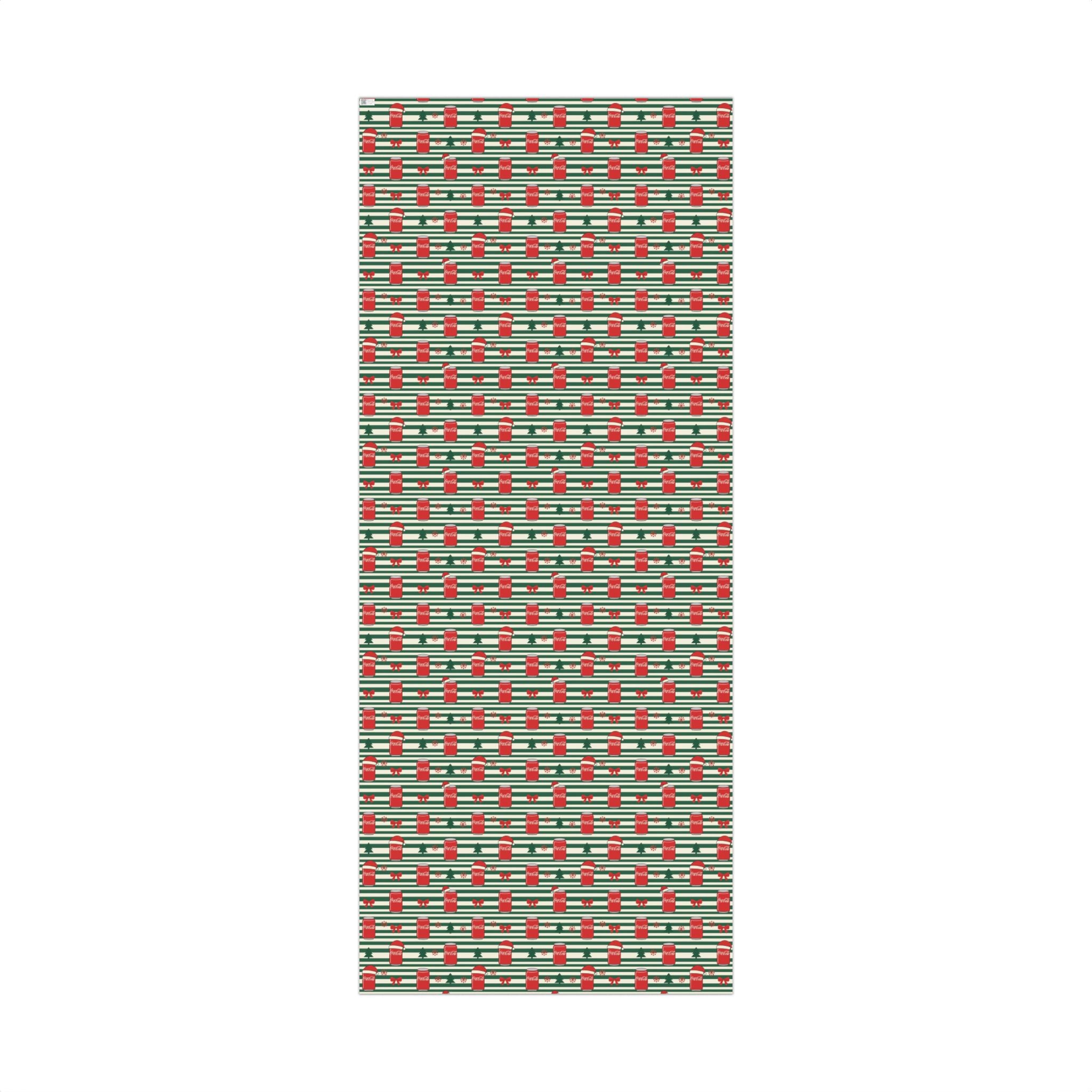 Gift Wrap Papers, Coco Cola Christmas Coke Design - Festive Holiday Wrapping, Xmas Gift Packaging, Red Coca Cola Paper, Seasonal Present