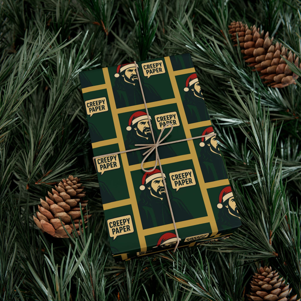 Premium Nandor Creepy Paper Christmas Quote, Gift Wrap Papers Shirt, Santa Hat Design, What We Do in the Shadows Funny Cute Show Fan Movie