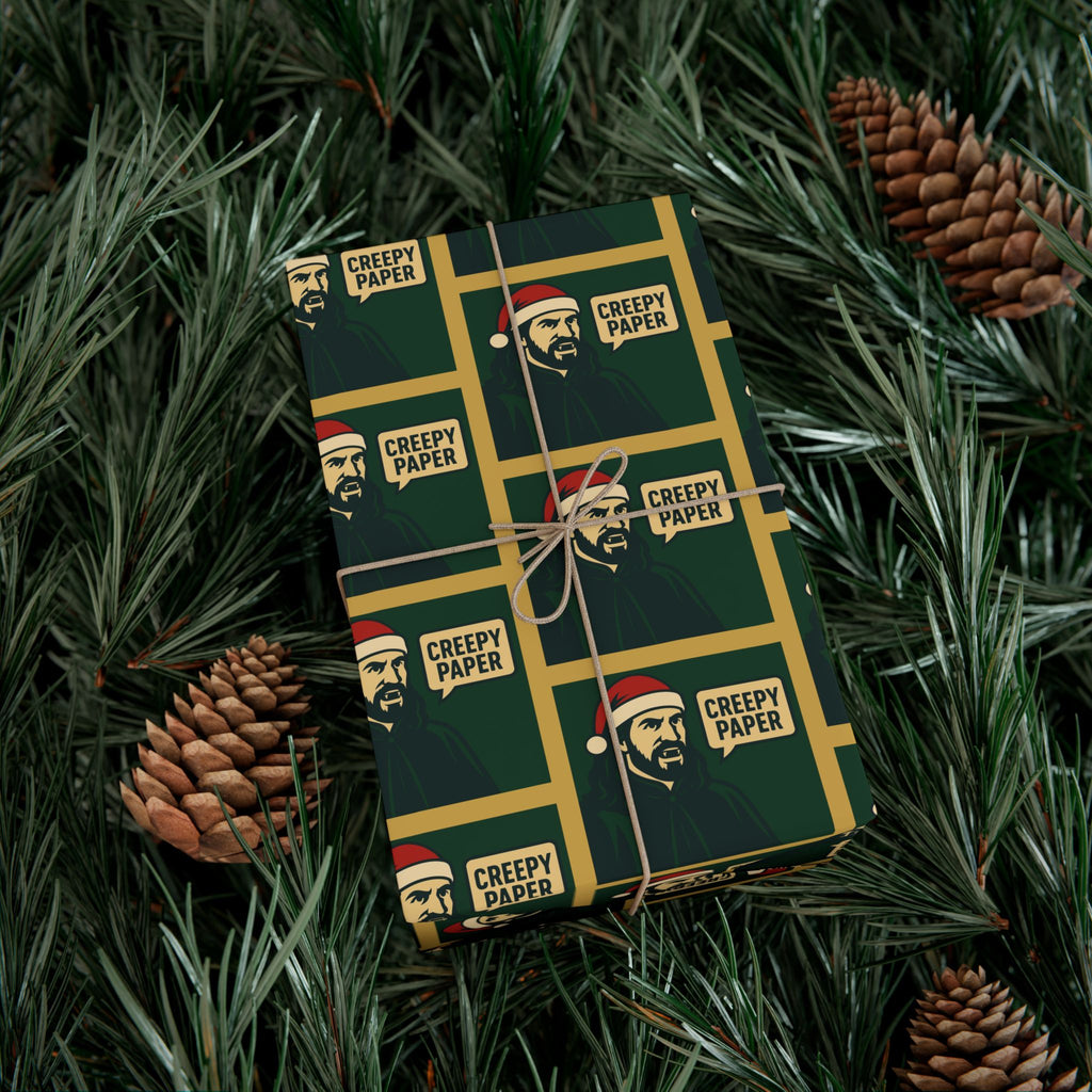 Premium Nandor Creepy Paper Christmas Quote, Gift Wrap Papers Shirt, Santa Hat Design, What We Do in the Shadows Funny Cute Show Fan Movie