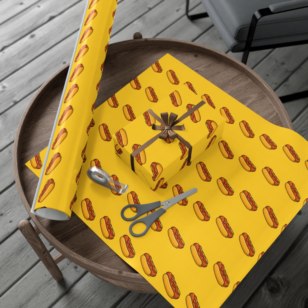Wrapping Paper, Glizzy Funny Gag Gift Hot Dogs, Hot Dog Lover Birthday Gift, Gift Wrap Accessories, Gift Packaging Supplies, Party Supply