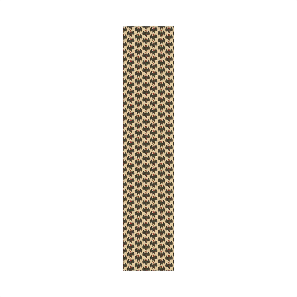 Mug, Mothman Cryptid Funny Christmas Art Drawing, Cryptid Gift Wrap Papers, Gift Wrapping Paper, Holiday Art Print, Funny Cryptid Design,