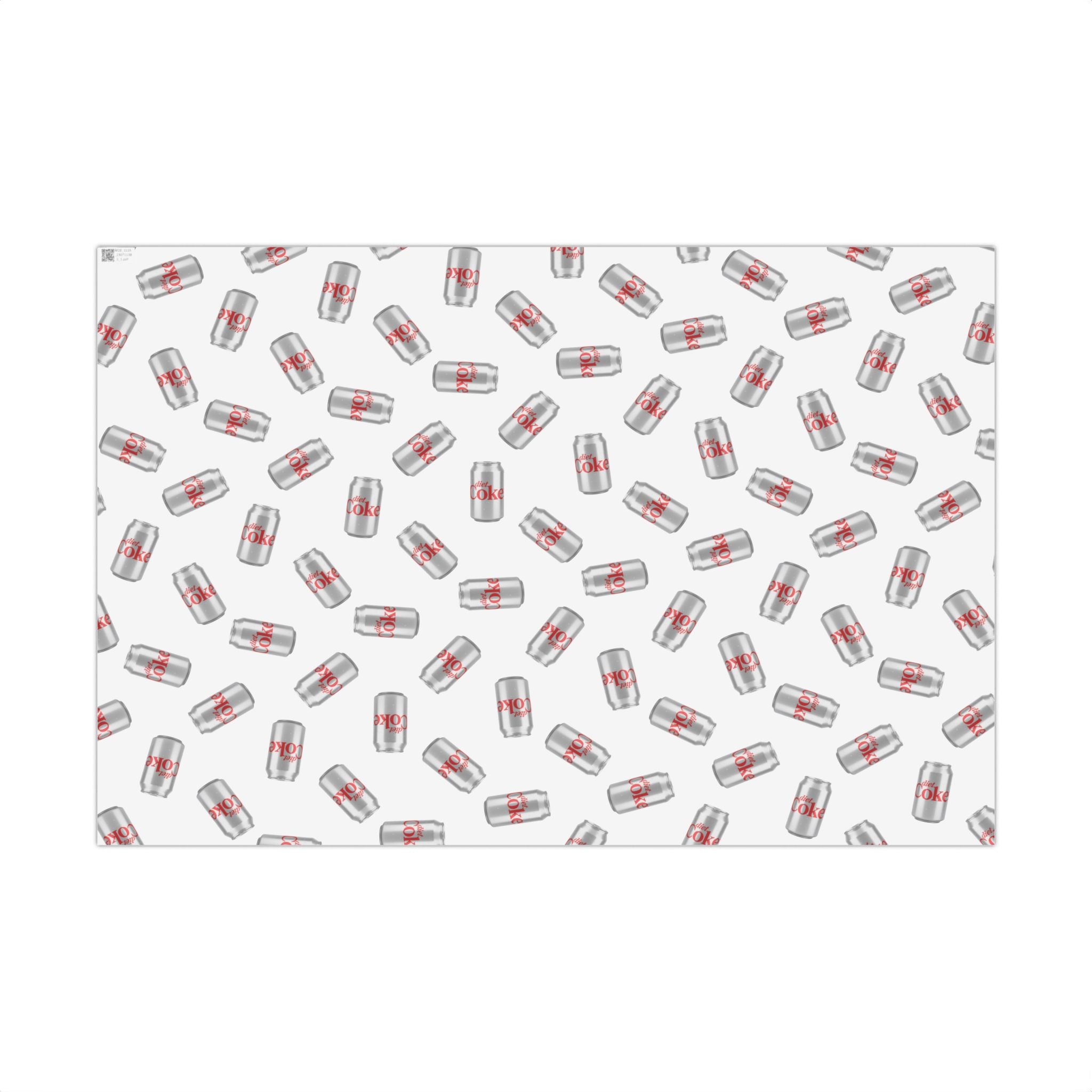 Wrapping Paper Sheets, Diet Coke Gift Wrap, Gift Wrap Roll, Funny Soda Cola, Pop Present Wrap Paper, Unique Gift Wrap