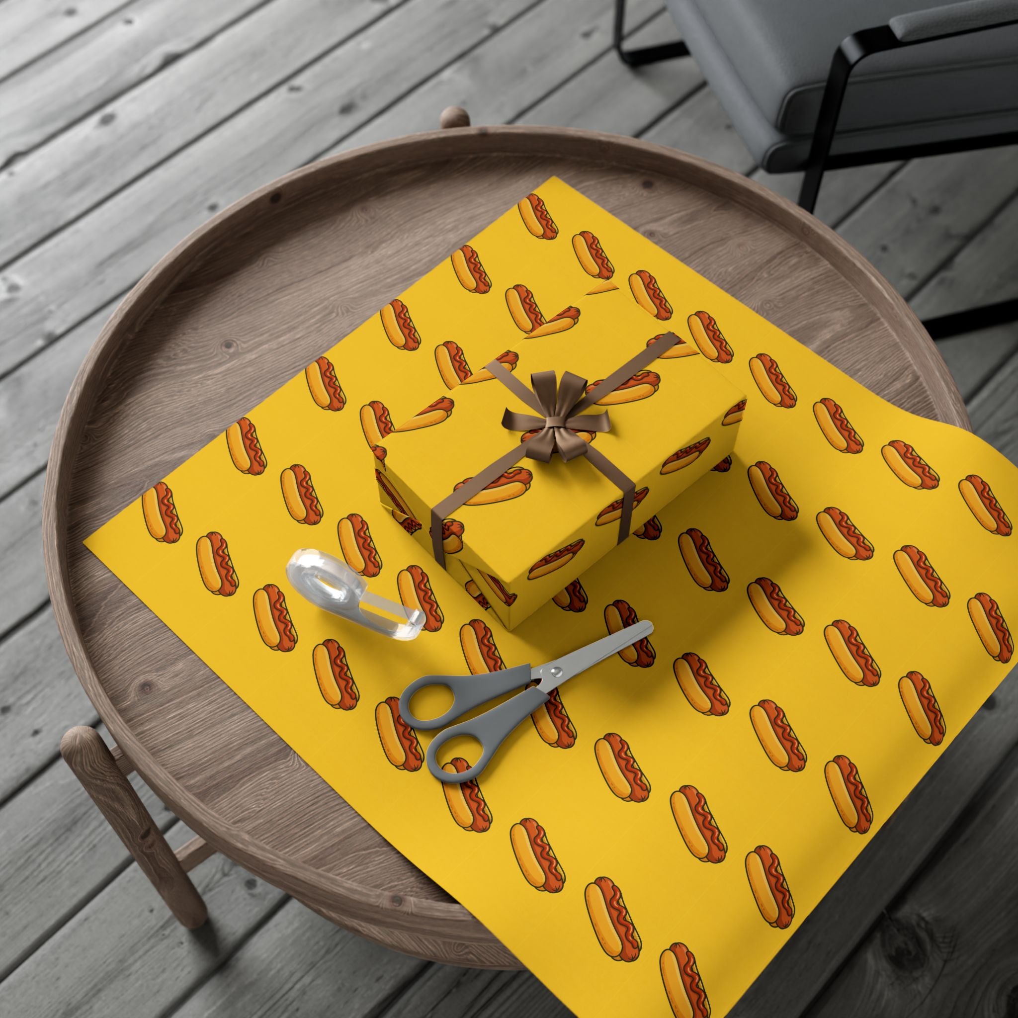 Wrapping Paper, Glizzy Funny Gag Gift Hot Dogs, Hot Dog Lover Birthday Gift, Gift Wrap Accessories, Gift Packaging Supplies, Party Supply