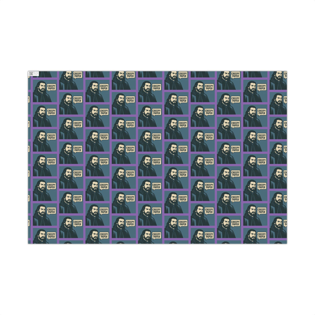 Creepy Paper Wrapping Paper, Nandor from What we do in the Shadows Show, Gift Wrap for Fans, Halloween Decor, Unique Gift Wrap Sheets