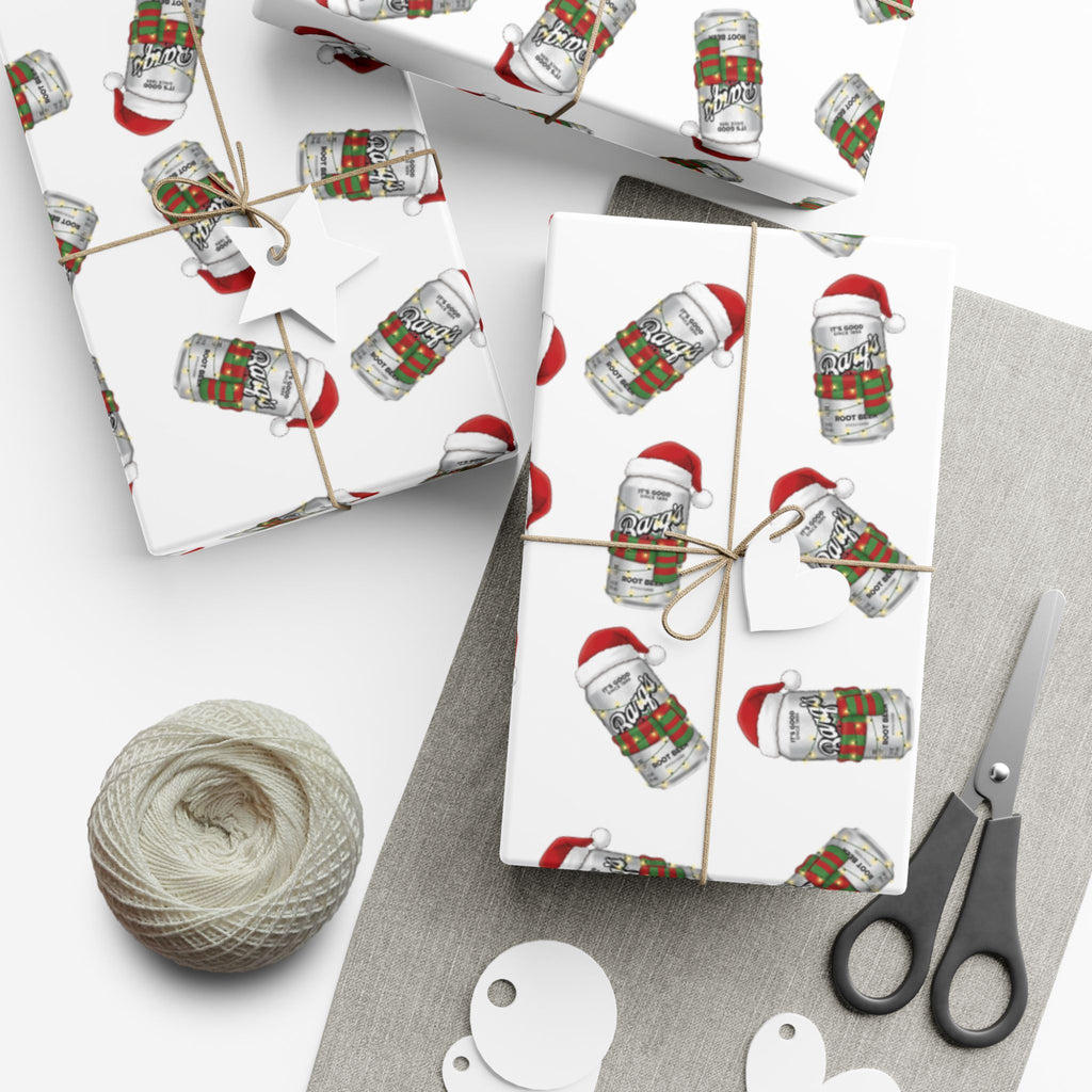 Gift Wrap Papers, Funny Barqs Rootbeer Theme, Wrapping Paper Roll for Parties, Birthdays, Gift Giving, Holiday Presents, Craft Projects
